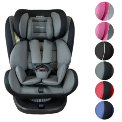 XOMAX 916 Auto Kindersitz Mit 360° Drehfunktion Und ISOFIX Für Kinder Von 0 - 36 Kg (Klasse 0, I, II, III) Farbe Schwarz/Grau -Babyprodukte Geschäft 9bcadceaff6a172a0ff36bff5e95c39e