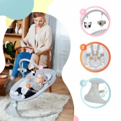 Kinderkraft Baby Rocker LULI Gray -Babyprodukte Geschäft 9bcf3c199b725d62e3e1002943cf291e