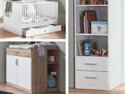 Kiel Standregal Weiß / San Remo-Eiche -Babyprodukte Geschäft 9cc099a43c71529288186ccfa55d3b86