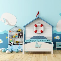Relaxdays Kinderregal Mit Dach Im Seefahrt-Design -Babyprodukte Geschäft 9d3eea324d918cdc9f7f69b6c44f4c40