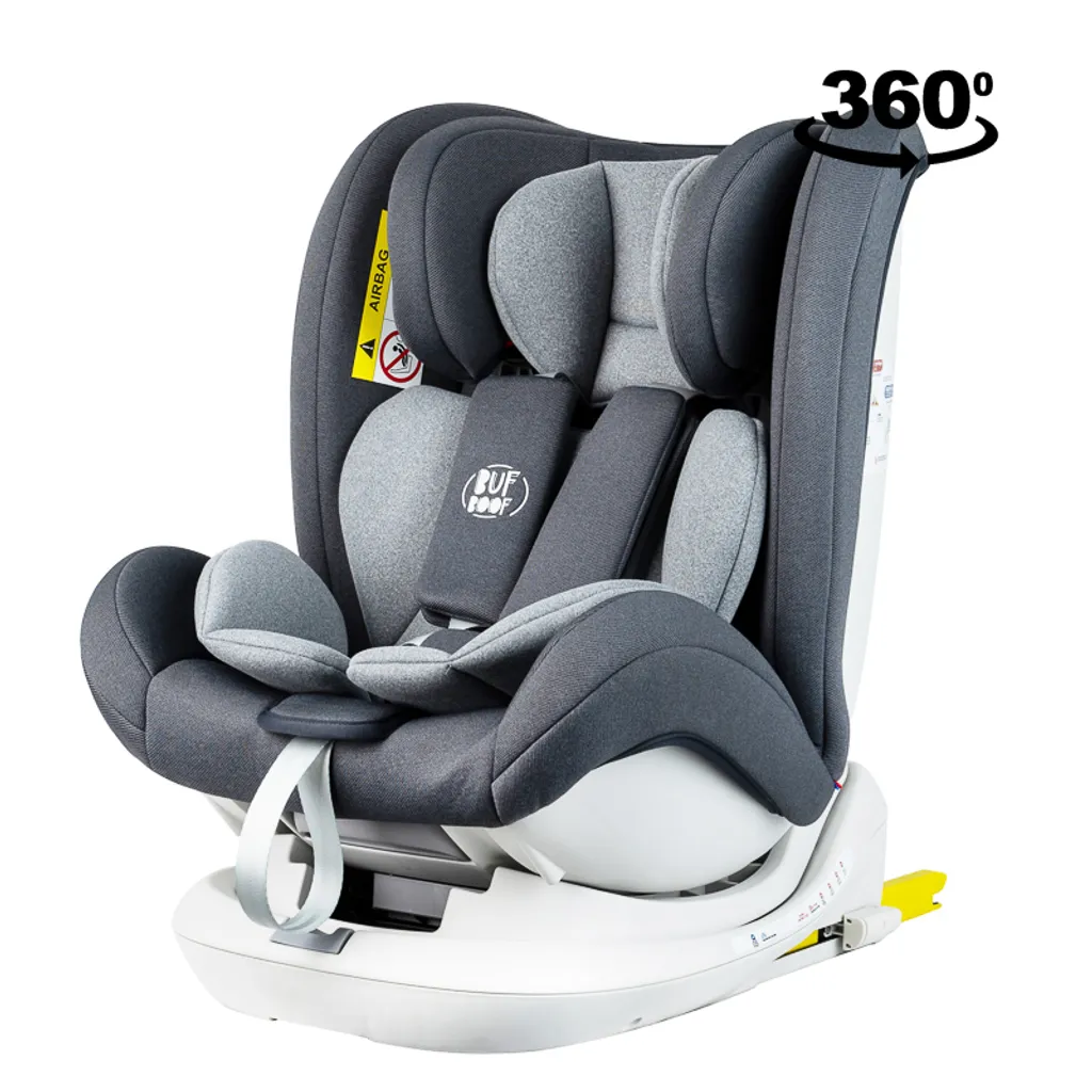SKY DELUXE Dunkelgrau Kindersitz Mit 360 Grad Drehbarem Isofix-System-BUF BOOF 0, 36 Kg 3 SKY DELUXE Dunkelgrau Kindersitz Mit 360 Grad Drehbarem Isofix-System-BUF BOOF 0, 36 Kg – Bild 3