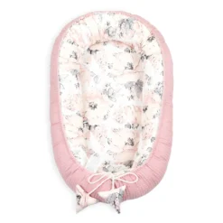 Babynest Neugeborene Nestchen Baby 90x50 Cm - Kokon Handmade Zweiseitig Aus Baumwolle Waffel Mit Babynestchen Wilde Rose Rosa -Babyprodukte Geschäft 9f67f8e6ae0255f887f06105c6ee48de