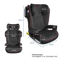 XOMAX A23 Auto Kindersitz Mit ISOFIX (Gruppe II, III) 15 - 36 Kg, Farbe:grey-black-sls -Babyprodukte Geschäft a0e176e640f5e60fac9c148a5b5e23ef