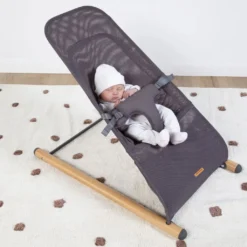 Childhome Evolux Bouncer Babywippe Natur Anthrazit -Babyprodukte Geschäft a36554b3c4da4f977810a10b3b957d25