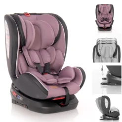 Lorelli Kindersitz Nebula Gruppe 0+/1/2/3 (0-36 Kg) Isofix, Verstellbar, Drehbar Rosa -Babyprodukte Geschäft a50f876405d5bc4cc899832c2023a8b4