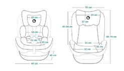 Lionelo Oliver Kindersitz 9-36kg Kindersitz Isofix Top Tether Seitenschutz 5 Punkt Gurt Rückenlehnenverstellung Kopfstützenverstellung Reduktionseinlage ECE R44 04 -Babyprodukte Geschäft a5950d8b8c90ad00d84b08c70401c2db