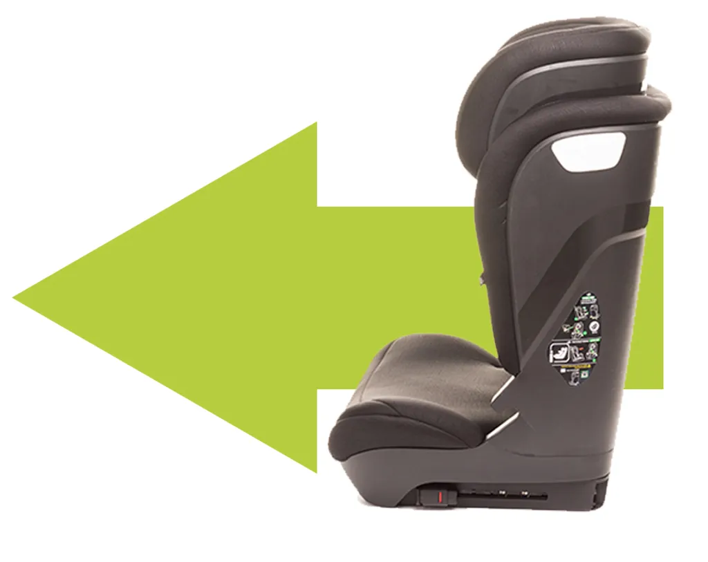 Kindersitz APP-FIX 100-150CM I-SIZE 15-36kg Norm ECE R129, 3 - 12 Jahre, Isofix Seitenprotektoren, Zusätzlicher Kopfschutz, Neigungsverstellung Farbe: Schwarz 5 Kindersitz APP-FIX 100-150CM I-SIZE 15-36kg Norm ECE R129, 3 - 12 Jahre, Isofix Seitenprotektoren, Zusätzlicher Kopfschutz, Neigungsverstellung Farbe: Schwarz – Bild 5