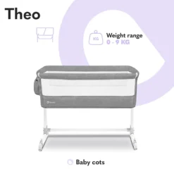 Lionelo Theo Baby Beistellbett Kinderbett In Grau Babybett Zustellbett Reisebett Bett Kind -Babyprodukte Geschäft a7c77499d31361513475c528ccf345dd