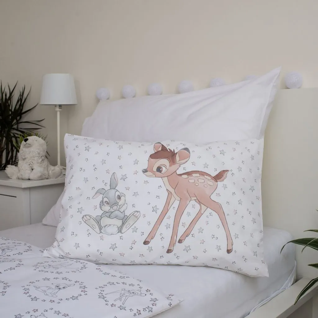 Disney Bambi Baby Bettwäsche Kopfkissen Bettdecke 100x135 Cm 2 Disney Bambi Baby Bettwäsche Kopfkissen Bettdecke 100x135 Cm – Bild 2