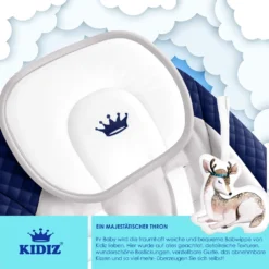 KIDIZ® Babywippe Babyschaukel Mit 5 Geschwindigkeitseinstellungen Zusammenklappbarer Baby Wippe Schaukel Babyhochstuhl Mit Spielbogen Spielzeugen 5 Beruhigende Naturgeräusche Neugeborene, Farbe:Navyblau 13 KIDIZ® Babywippe Babyschaukel Mit 5 Geschwindigkeitseinstellungen Zusammenklappbarer Baby Wippe Schaukel Babyhochstuhl Mit Spielbogen Spielzeugen 5 Beruhigende Naturgeräusche Neugeborene, Farbe:Navyblau -Babyprodukte Geschäft a8b84c9f6be2a67c4d9c76a19491ef61