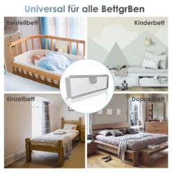 Wolketon Bettgitter Verwendung Mit Boxspringbett Bettschutzgitter Kinderbettgitter Babybettgitter Gitter Kinderbet Klappbar Tragbar Faltbar 200x 80cm -Babyprodukte Geschäft aa6ab79a64600f3f983a1b6e30d2421f
