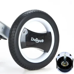 Daliya® Bambimo Kinderwagen Hinterrad Modelljahr Ab 2021 (weiß)