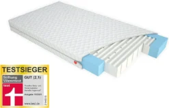 Paradies Babymatratze 70 X 140 Cm Kindermatratze "Mariella-Hygienica" Schaummatratze DIN Norm Gerecht, Sicher & Testurteil "gut"