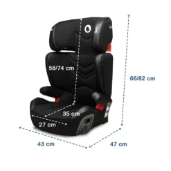 Lionelo Hugo Kindersitz Autokindersitz 15-36kg ISOFIX Sitzerhöhung Schwarz -Babyprodukte Geschäft af9a30ef0e124907b89c5da74abfff9c