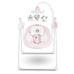 Lionelo Robin Baby Wippe Babyschaukel Elektrisch Mit Liegefunktion Von 0 Bis 9 Kg Moskitonetz Melodien Spieluhr Rosa -Babyprodukte Geschäft b2c2cc1dd9351162523898305e338746
