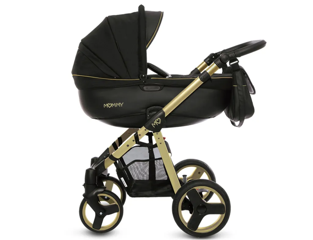 Kinderwagen Mommy Gold: Weiß-Gold Farbe: Weiß-Gold 2 Kinderwagen Mommy Gold: Weiß-Gold Farbe: Weiß-Gold – Bild 2