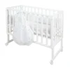 Roba Safe Asleep® Stubenbett 3 In 1 ""Sternenzauber"", Beistellbett Weiß, Babybett & Bank, Mit Zubehör