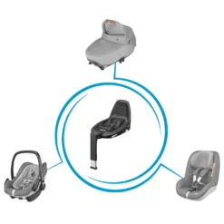 Maxi-Cosi FamilyFix 3 Isofix-Basisstation, Geeignet Für Babyschale Maxi-Cosi CabrioFix, Pebble Und Gruppe 1 Kindersitz Pearl, Nutzbar Ab 0 Monate - 4 Jahre - Schwarz -Babyprodukte Geschäft b7580b424eddc0587fbc8251a87139a7