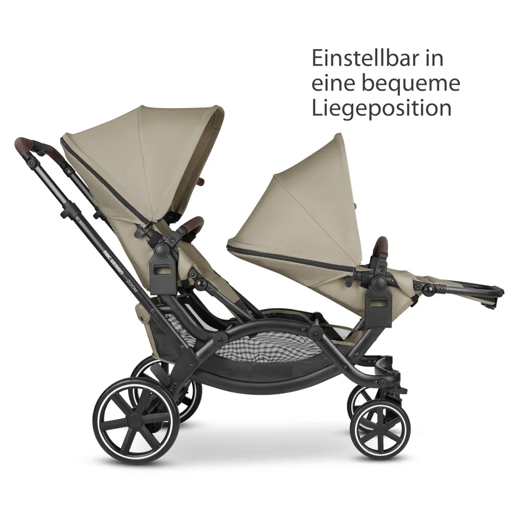 ABC Design Geschwisterkinderwagen Zoom Reed Kollektion 2023 3 ABC Design Geschwisterkinderwagen Zoom Reed Kollektion 2023 – Bild 3