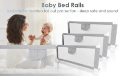 Wolketon Bettgitter Verwendung Mit Boxspringbett Bettschutzgitter Kinderbettgitter Babybettgitter Gitter Kinderbet Klappbar Tragbar Faltbar 200x 80cm -Babyprodukte Geschäft b849e9dab8eb83bc8ccf0ce11a2d411f