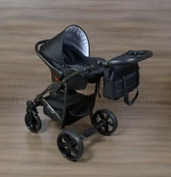 LUXUS Kombi Kinderwagen CLEO 3 In 1 Komplettset - Schwarz/gold R6 -Babyprodukte Geschäft bb14ffd2a109e31e9919074f8f5fbaf2