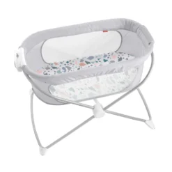 Fisher Price Fisher-Price 3-in-1 Zusammenklappbares Baby-Beistellbettchen, Reisebett & Wiege
