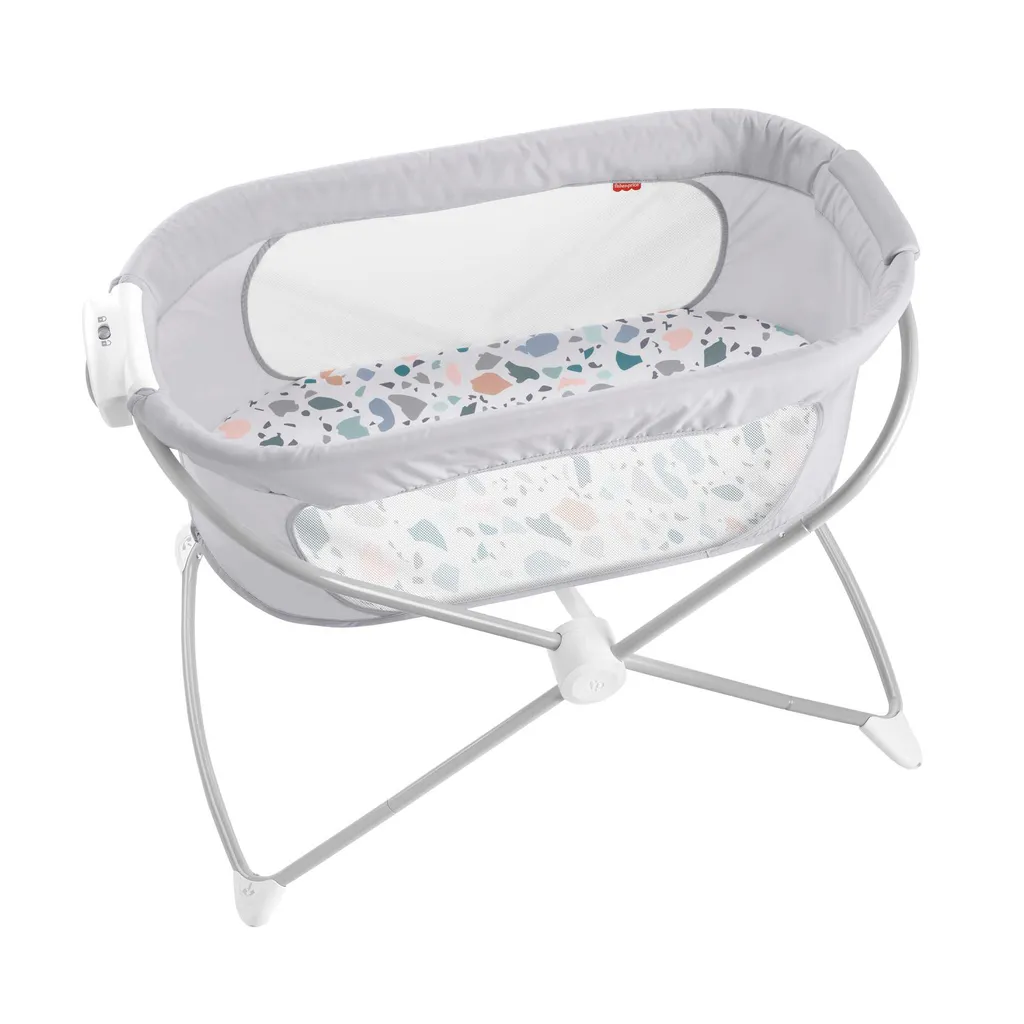 Fisher Price Fisher-Price 3-in-1 Zusammenklappbares Baby-Beistellbettchen, Reisebett & Wiege 1 Fisher Price Fisher-Price 3-in-1 Zusammenklappbares Baby-Beistellbettchen, Reisebett & Wiege