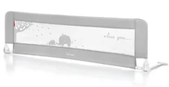 Bettschutzgitter Klappbar Bettgitter 154 X 42 Cm, Rausfallschutz Für Das Eltern- Oder Kinderbett In Grau