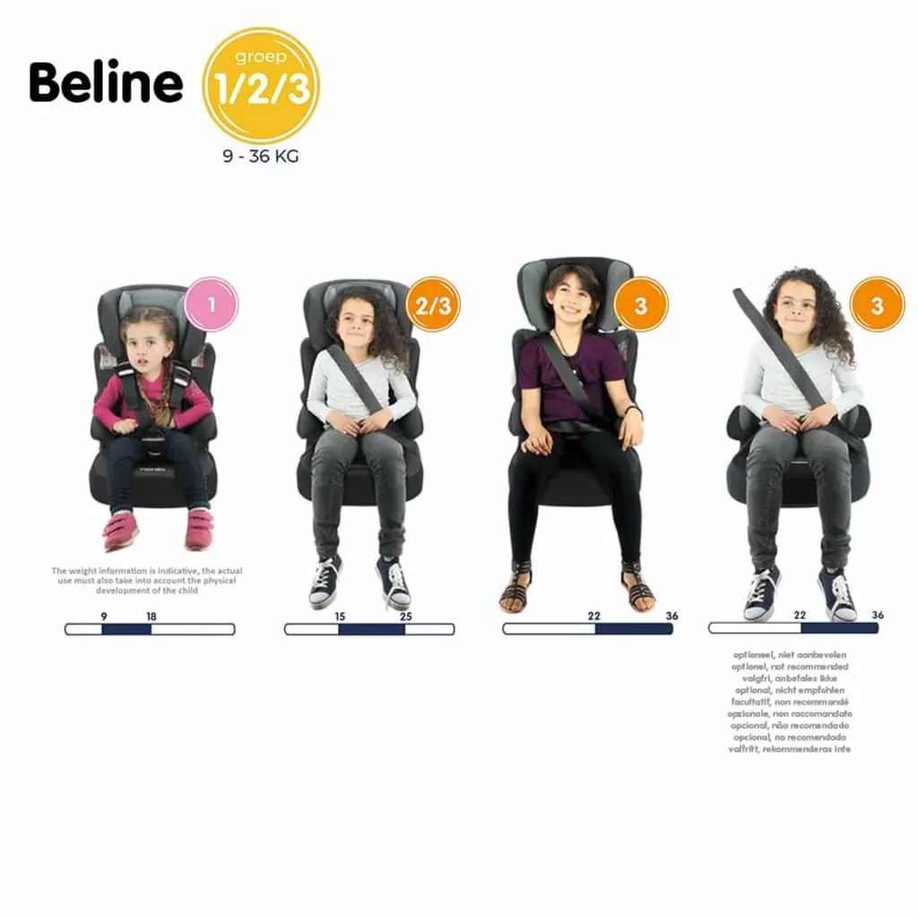 Nania Autositz Beline First Gruppe 1+2+3 Grau 2 Nania Autositz Beline First Gruppe 1+2+3 Grau – Bild 2