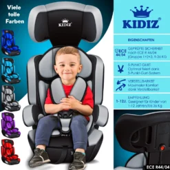 KIDIZ® Autokindersitz Kinderautositz ✓ Gruppe 1+2+3 ✓ 9-36 Kg 5-Punkt-Sicherheitsgurt, Autositz, Kindersitz, Einstellbare Kopfstütze | Mitwachsende Sitzerhöhung 1-12 Jahre, Stabil Und Sicher, Farbe:Grau 13 KIDIZ® Autokindersitz Kinderautositz ✓ Gruppe 1+2+3 ✓ 9-36 Kg 5-Punkt-Sicherheitsgurt, Autositz, Kindersitz, Einstellbare Kopfstütze | Mitwachsende Sitzerhöhung 1-12 Jahre, Stabil Und Sicher, Farbe:Grau -Babyprodukte Geschäft c2dfe65267814fe6c92a88b10d2ab5ab