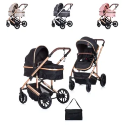 Chipolino Kombikinderwagen 2 In 1 Enigma, Sitz Umbaubar, Wickeltasche, Bis 22 Kg Schwarz -Babyprodukte Geschäft c5b0e4aa2793ca24fe358a15fed16a08