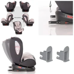 Lorelli Kindersitz Nebula Gruppe 0+/1/2/3 (0-36 Kg) Isofix, Verstellbar, Drehbar Rosa -Babyprodukte Geschäft c845eac94cd97910bc900c56f02de155