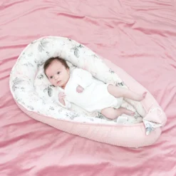 Babynest Neugeborene Nestchen Baby 90x50 Cm - Kokon Handmade Zweiseitig Aus Baumwolle Waffel Mit Babynestchen Wilde Rose Rosa -Babyprodukte Geschäft caa56316a91c418e75c0b3585e0ba83e
