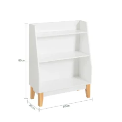 SoBuy KMB47-W Kinderregal Mit 3 Fächern Bücherregal Aufbewahrungsregal Für Kinder Standregal Mit Massivholzbeine Weiß BHT Ca.: 60x80x25cm 9 SoBuy KMB47-W Kinderregal Mit 3 Fächern Bücherregal Aufbewahrungsregal Für Kinder Standregal Mit Massivholzbeine Weiß BHT Ca.: 60x80x25cm -Babyprodukte Geschäft cc2ea00acef17467ec9ff126a8197f12