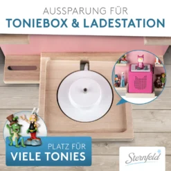 STERNFELD Magnetisches Tonie Regal Für Toniebox & Tonies Hörfiguren - Vormontiertes Toniebox Regal - - Akzeptabel -Babyprodukte Geschäft cd1b4f64e4ac404ecdc576362217091b