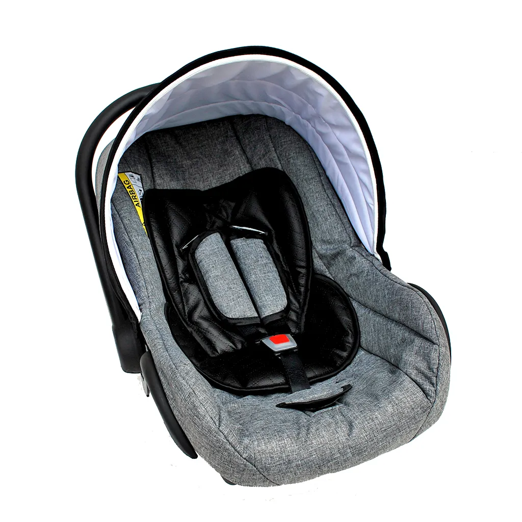 LUXUS Kombi Kinderwagen 3 In 1 Komplettset - NEU Mit Kunstlederelementen Und Luftreifen Silber 7 LUXUS Kombi Kinderwagen 3 In 1 Komplettset - NEU Mit Kunstlederelementen Und Luftreifen Silber – Bild 7