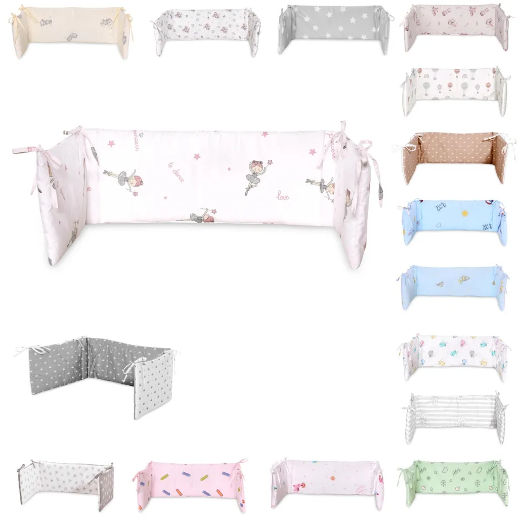 Lorelli Babybett-Nestchen L 145 X B 27 Cm, Bettumrandung Aus 100% Baumwolle Weiß 1 Lorelli Babybett-Nestchen L 145 X B 27 Cm, Bettumrandung Aus 100% Baumwolle Weiß