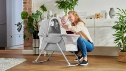 LOVI 3in1-Kinderbett Von Kinderkraft Grau -Babyprodukte Geschäft d21c2029e4e8ce10f5817b32e4cd4f70