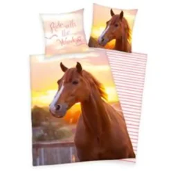 Herding Renforcé-Bettwäsche Pferd 135 X 200/80 X 80 Cm