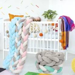 Lospitch Baby Nestchen Baby Koerper-Stuetzkissen Kopf Kopfkissen Design 3M Bettschlange