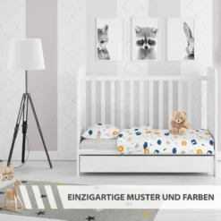Baby Bettwäsche Set 90 X 120 Cm - Kinderbettwäsche Babybettwäsche Mit Kissenbezug 60x40 Aus Baumwolle Regenbogenmotiv -Babyprodukte Geschäft d484032701a3e78c50f95c4b389ec4cc