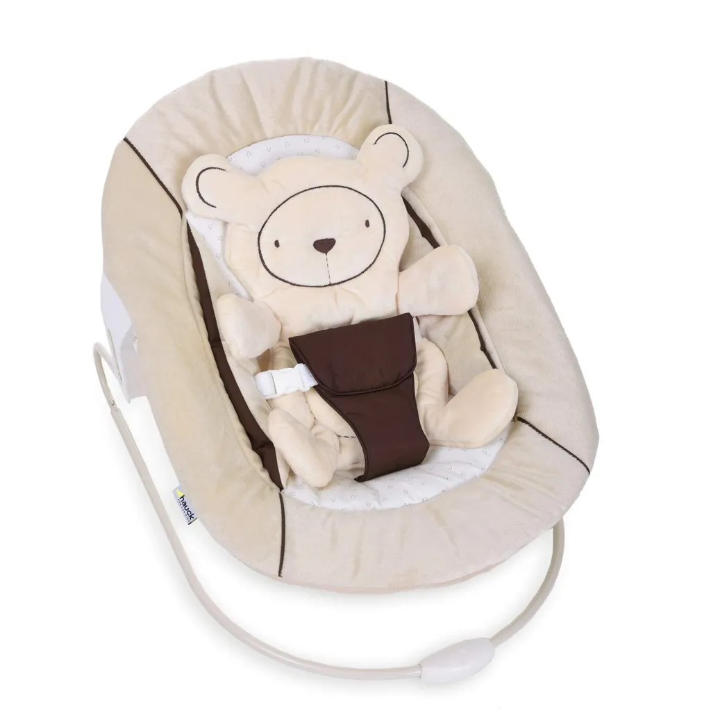 Hauck Babywippe Alpha Bouncer 2 In 1, Farbe:Hearts Beige 2 Hauck Babywippe Alpha Bouncer 2 In 1, Farbe:Hearts Beige – Bild 2