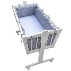 Baby Wiege Kinder Himmel Bett Stubenwagen Beistellbett + 9 Tlg. Zubehör Weiß/grau -Babyprodukte Geschäft dbf86b533fb74e27abaa791b4909c96c