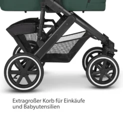 ABC Design Salsa 4 Air Kombikinderwagen Set - (G2) Kollektion 2023, Farbe Kinderwagen:Basil -Babyprodukte Geschäft dde5a6704847a1f72991d5615ae8c0be