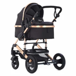 Daliya® 3in1 Kinderwagen Bambimo Kombikinderwagen 15-Teile Set In Schwarz Gold Incl. Babywanne & Buggy & Auto-Babyschale & Alu-Gestell & Gummireifen & Mehr -Babyprodukte Geschäft df974b625456ef6cef30beec670b8519