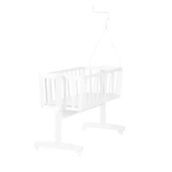 Roba Komplettwiegenset 'Adam & Eule' (40x90cm), Weiß, Mit Feststellfunktion, Inkl. Ausstattung -Babyprodukte Geschäft e0bafe21883a47f6e485362a275742d9