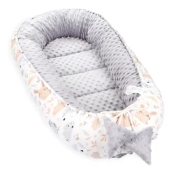 Babynestchen Set Neugeborene 90x50 Cm Minky - Kuschelnest Baby Nestchen 5-teilig Kokon Eule Hellgrau -Babyprodukte Geschäft e0bc49de81b3f00f13c3bc0143d708ff
