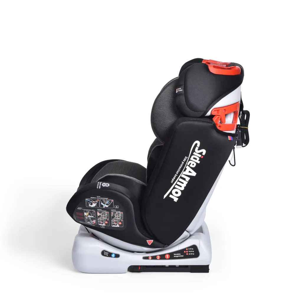 Daliya® Sitorino Kinderautositz 0-36KG Schwarz, Mitwachsender Autositz, Kindersitz GR. 0+1+2+3, Isofix Fix, Top Tether, 5 Punkt Sicherheitsgurt, 2x Isofix Einbauhilfe…… 7 Daliya® Sitorino Kinderautositz 0-36KG Schwarz, Mitwachsender Autositz, Kindersitz GR. 0+1+2+3, Isofix Fix, Top Tether, 5 Punkt Sicherheitsgurt, 2x Isofix Einbauhilfe…… – Bild 7