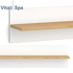 VitaliSpa Wandregal Hängeregal Ablageregal Malia Weiß Eiche Modern 70x20 Cm Kinderzimmer Regal Babyzimmerregal Kindermöbel Babymöbel Ablage Aufbewahrung -Babyprodukte Geschäft e48d2e4e6e68184100918927b05c6119