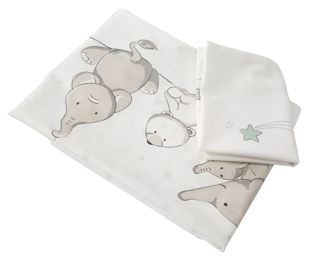 Roba Wiegenset 2-tlg, 'Sternenzauber', Wiegenbettwäsche 80x80 Cm, Wendebettwäsche, 100% Baumwolle 3 Roba Wiegenset 2-tlg, 'Sternenzauber', Wiegenbettwäsche 80x80 Cm, Wendebettwäsche, 100% Baumwolle – Bild 3